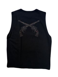 【予約品 8月23日(日) 締切】SLEEVELES TEE METAL / メタル / ブラック