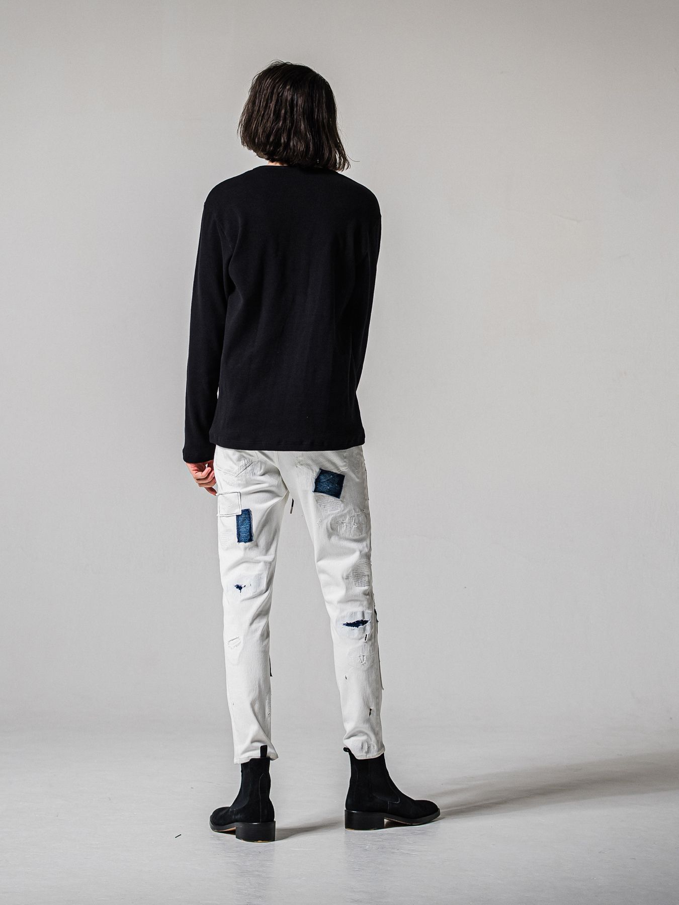 【予約品 11月16日(日) 締切】MICK DENIM JERSEY / ミック デニムジャージ / ホワイトリメイク