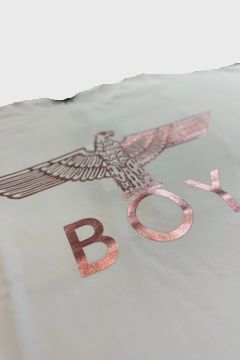 【Kids】 ピンクロゴプリントTシャツ / ホワイト  【BOY LONDON】