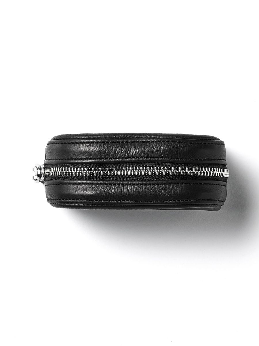 Sサイズ マルチケース Reality Leather / BLACK 【aniary】