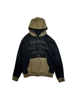 【予約品 8月10日(日) 締切 】SPRAY PRINT HOODIE / スプレープリント フーディー / ブラック×カーキ