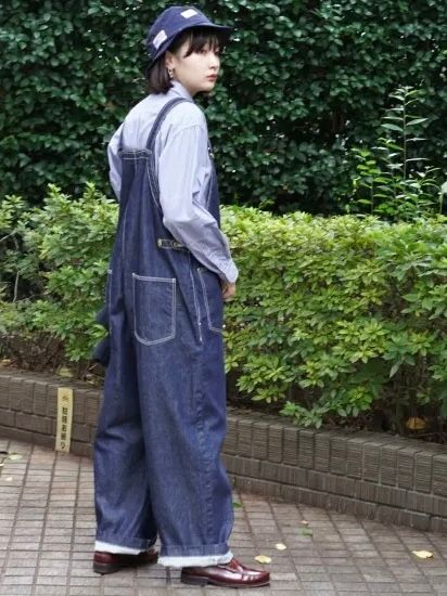 デニムダックオーバーオール made in Japan