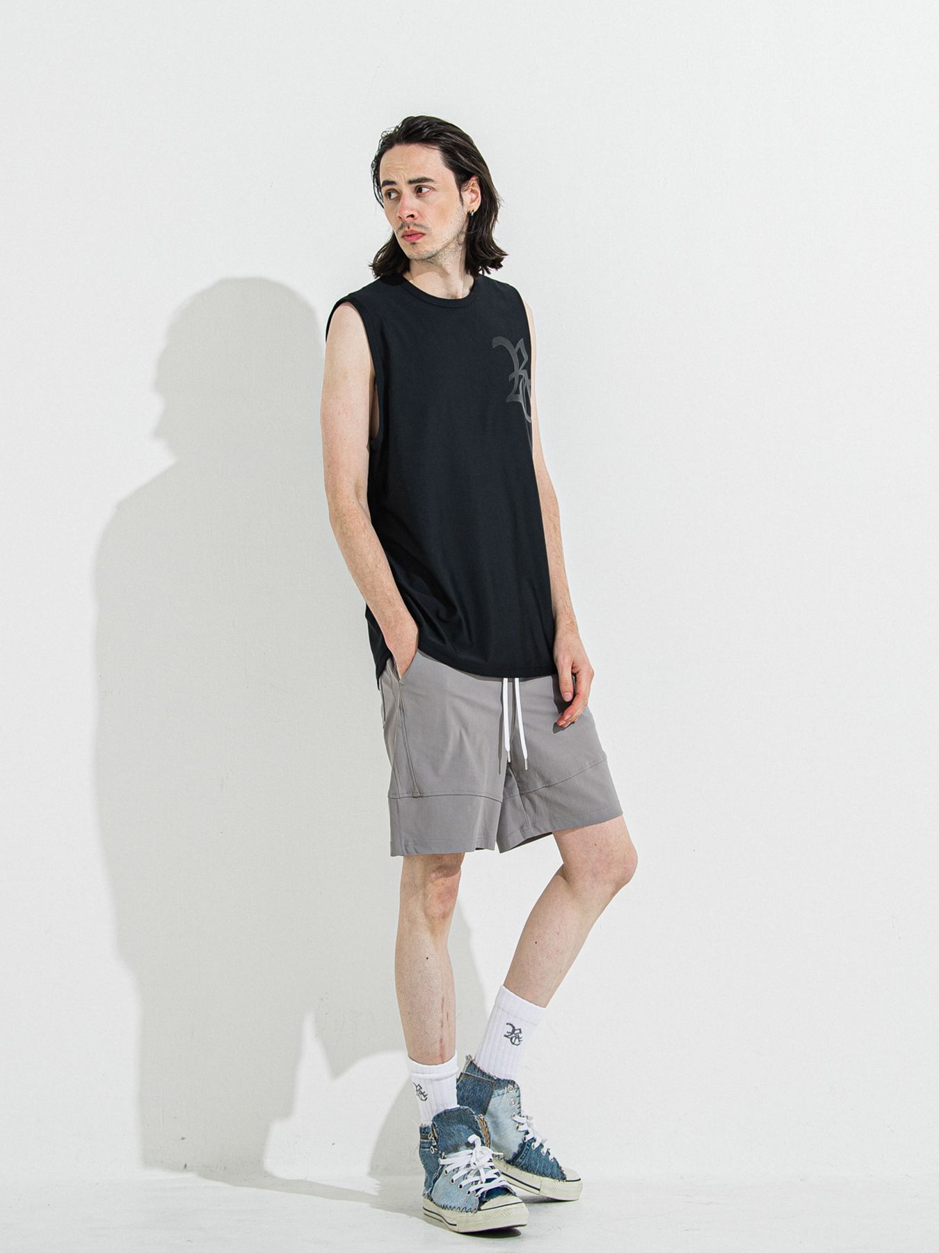 【予約品 】TYLER NYLON SHORTS / タイラー ナイロンショーツ / グレー