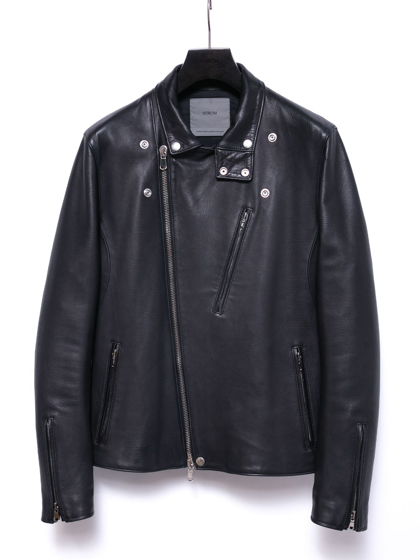 【予約品 4月6日(月) 締切】Oil Calfskin Double Riders / オイルカーフ ダブルライダース / BIRD MAN