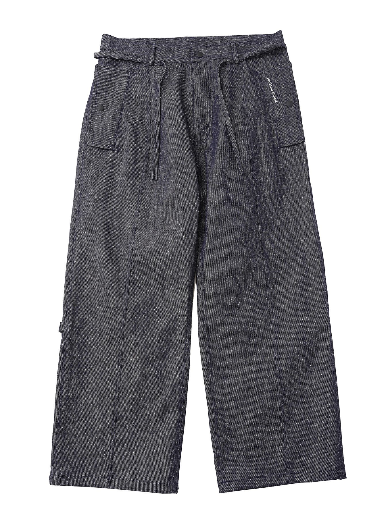 【予約品】NEPPY-DENIM PANTS / デニムパンツ / インディゴ【QUOLT】