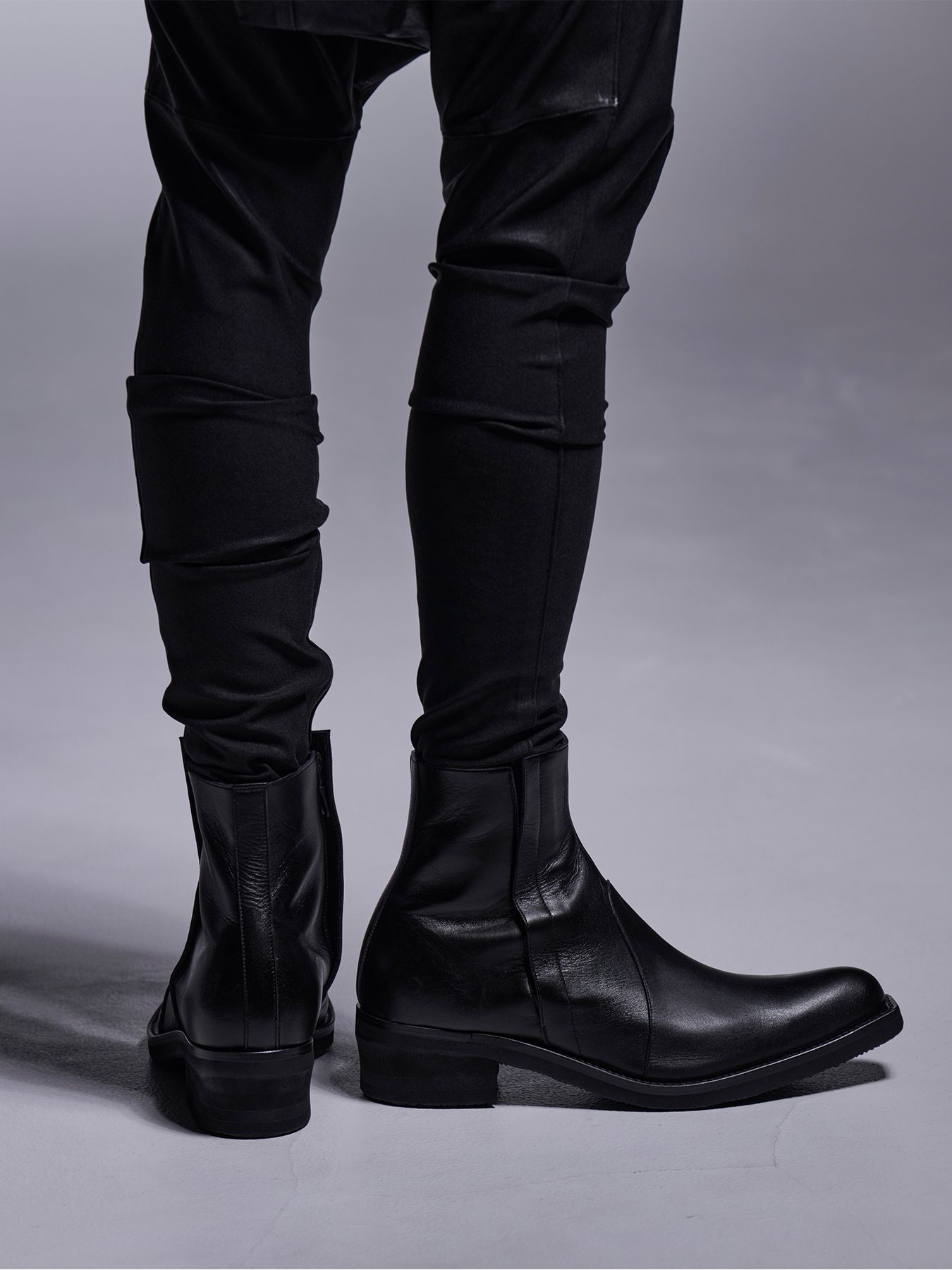 【予約品 】Middle Boots / ミドルブーツ / ブラック