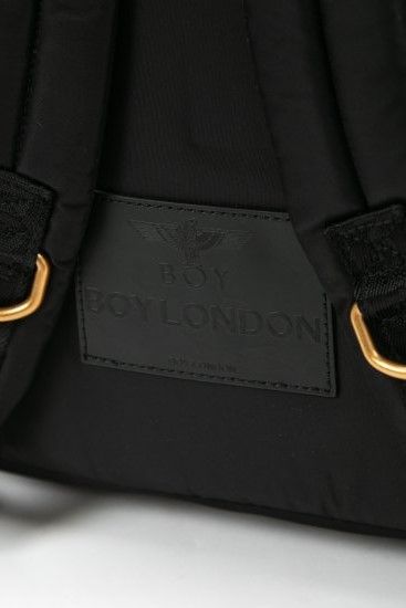 EAGLE WING NYLON BACKPACK / ブラック 【BOY LONDON】