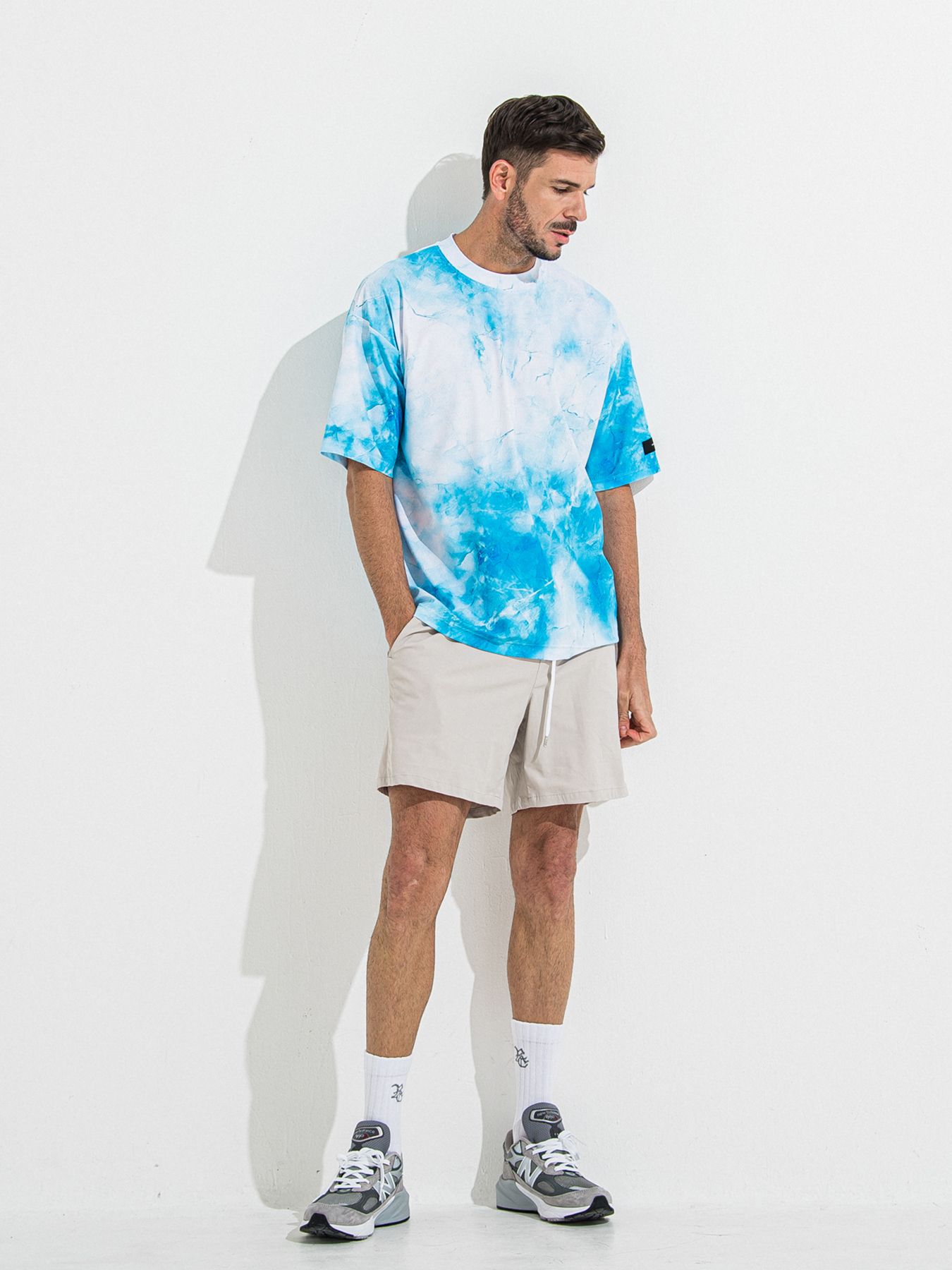 【予約品 】TV NYLON SHORTS / ティーヴィーナイロンショーツ / グレージュ