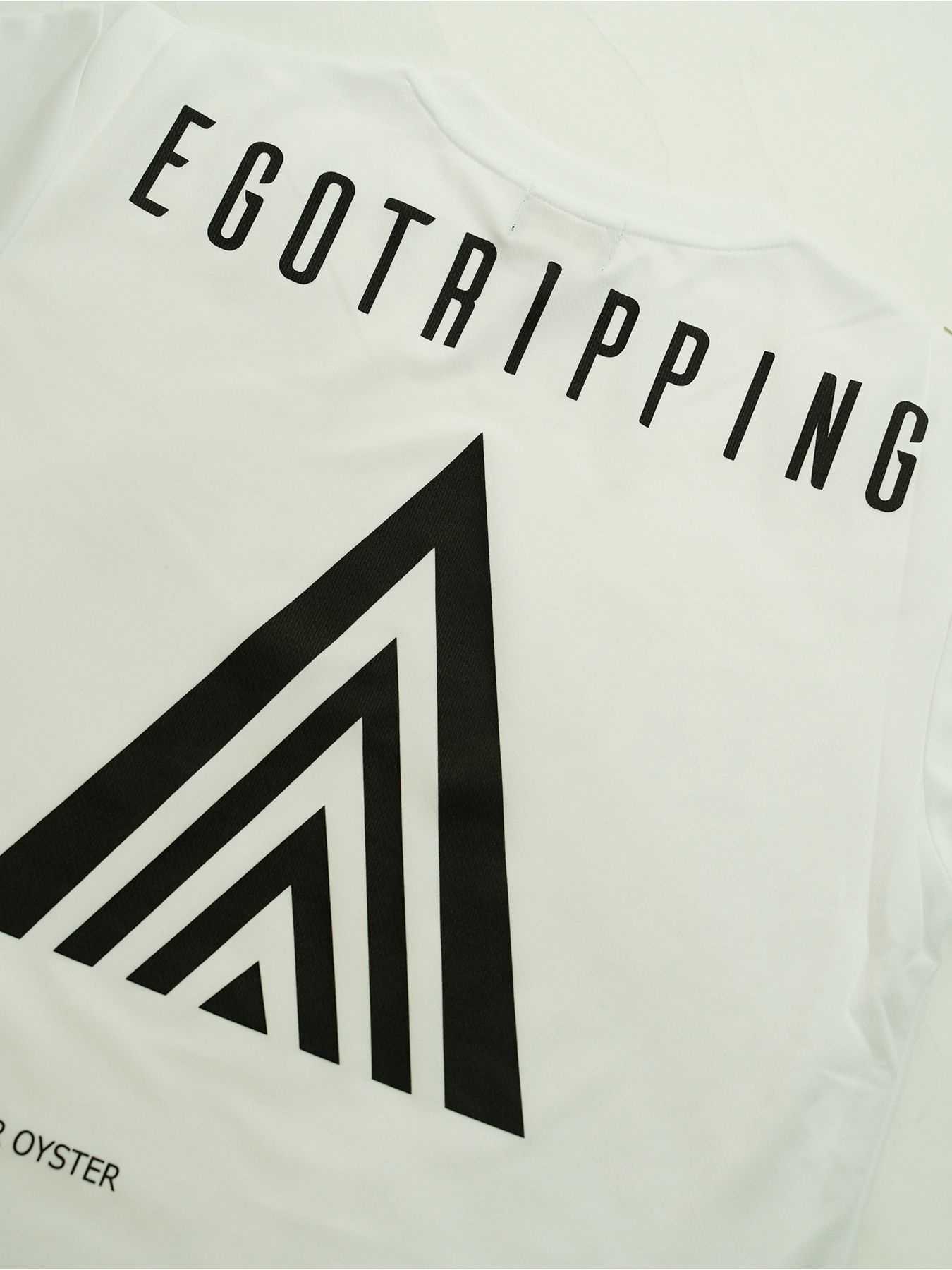 EGO TRIPPING TRAINING TEE / トレーニングウェア / ホワイト×ブラック