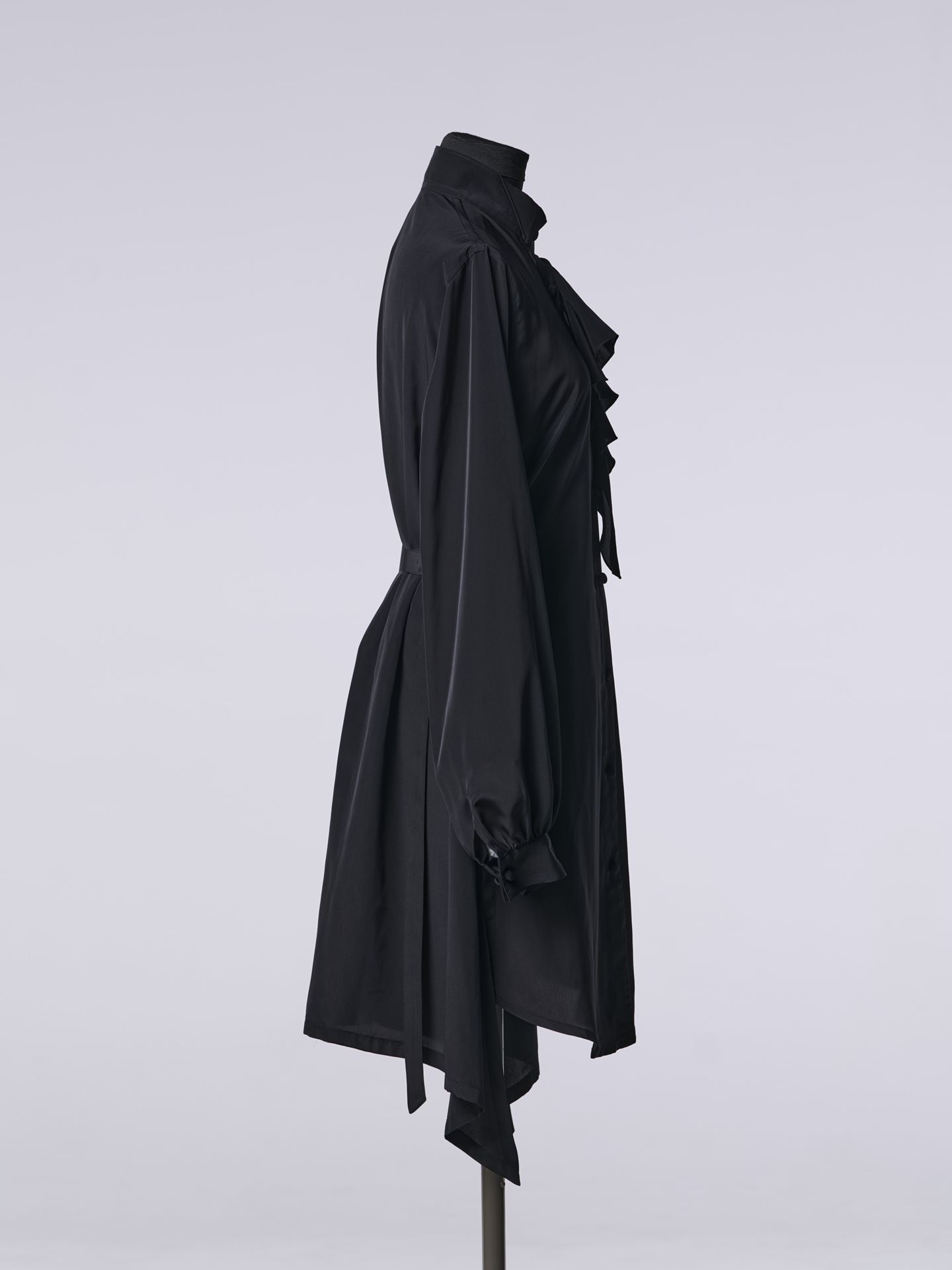 《予約品5月20日締》 SingleFrillShirt / フリルシャツ / ブラック