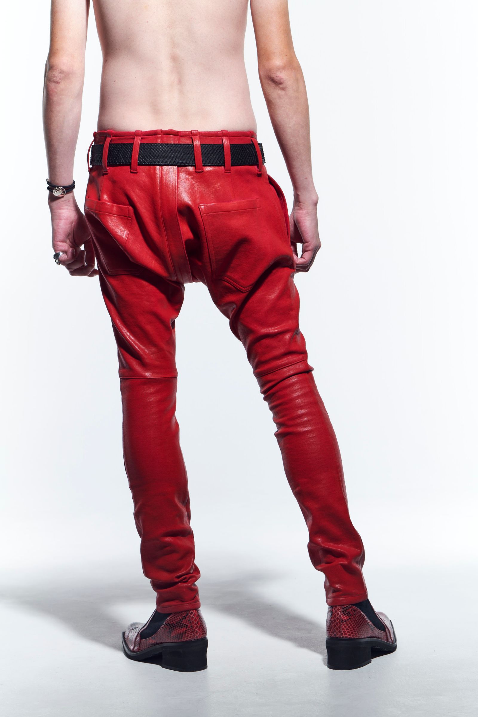《予約品》 SaruelCurveBondagePants サルエルパンツ PonchJersey / Red 【kiryuyrik】 3月入荷予定