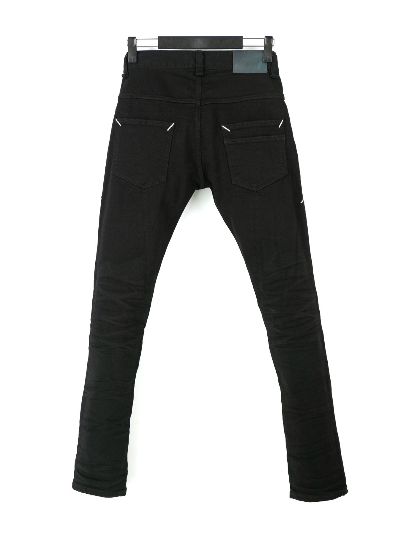 【予約品 9月27日(日) 締切】11oz オーガニックコットン ストレッチデニム タイトストレート / TIGHT JOE / BLACK
