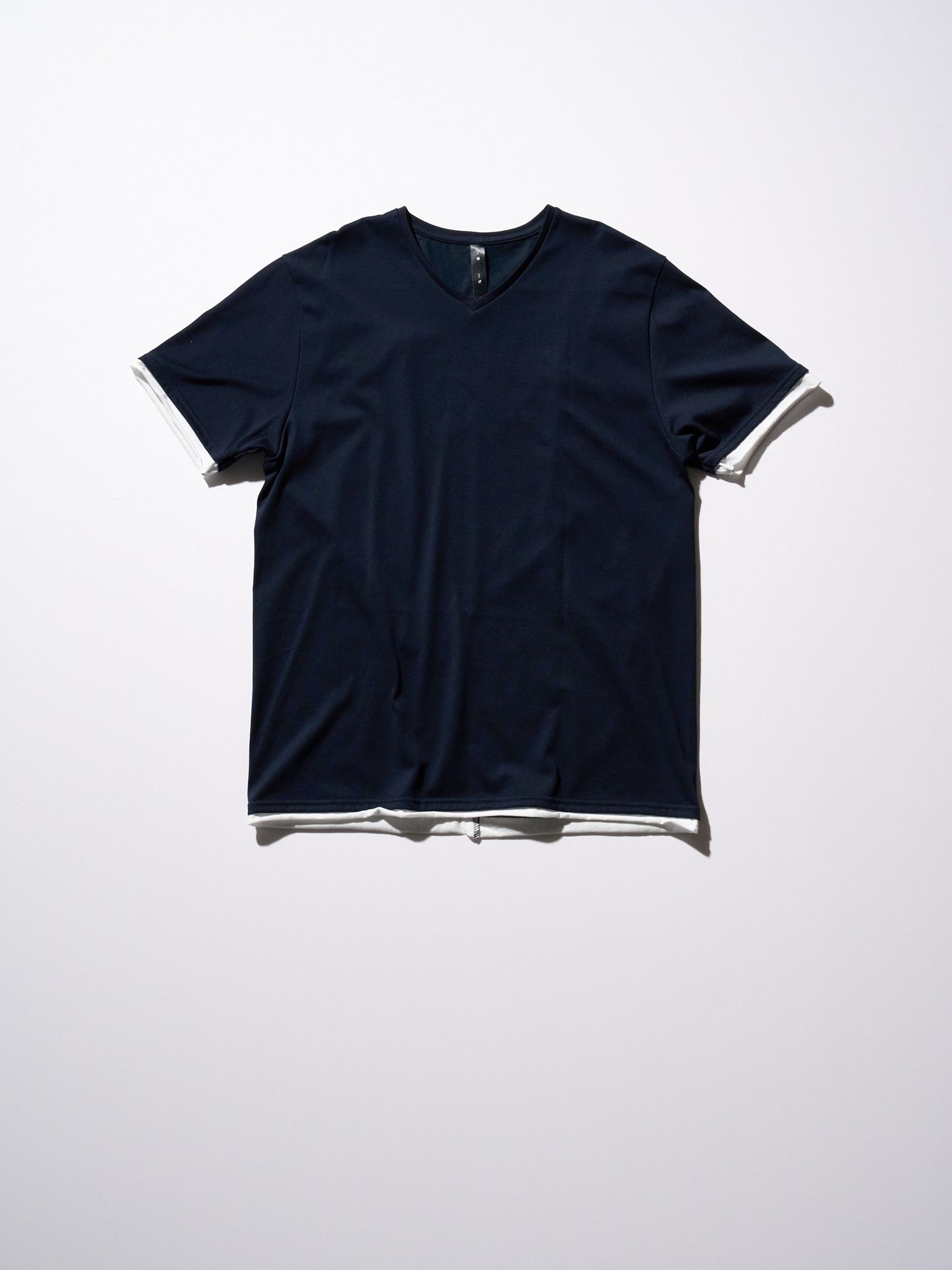 【予約品9月19日 10時締め】 cool touch V-neck S/S / VネックTシャツ / ネイビー
