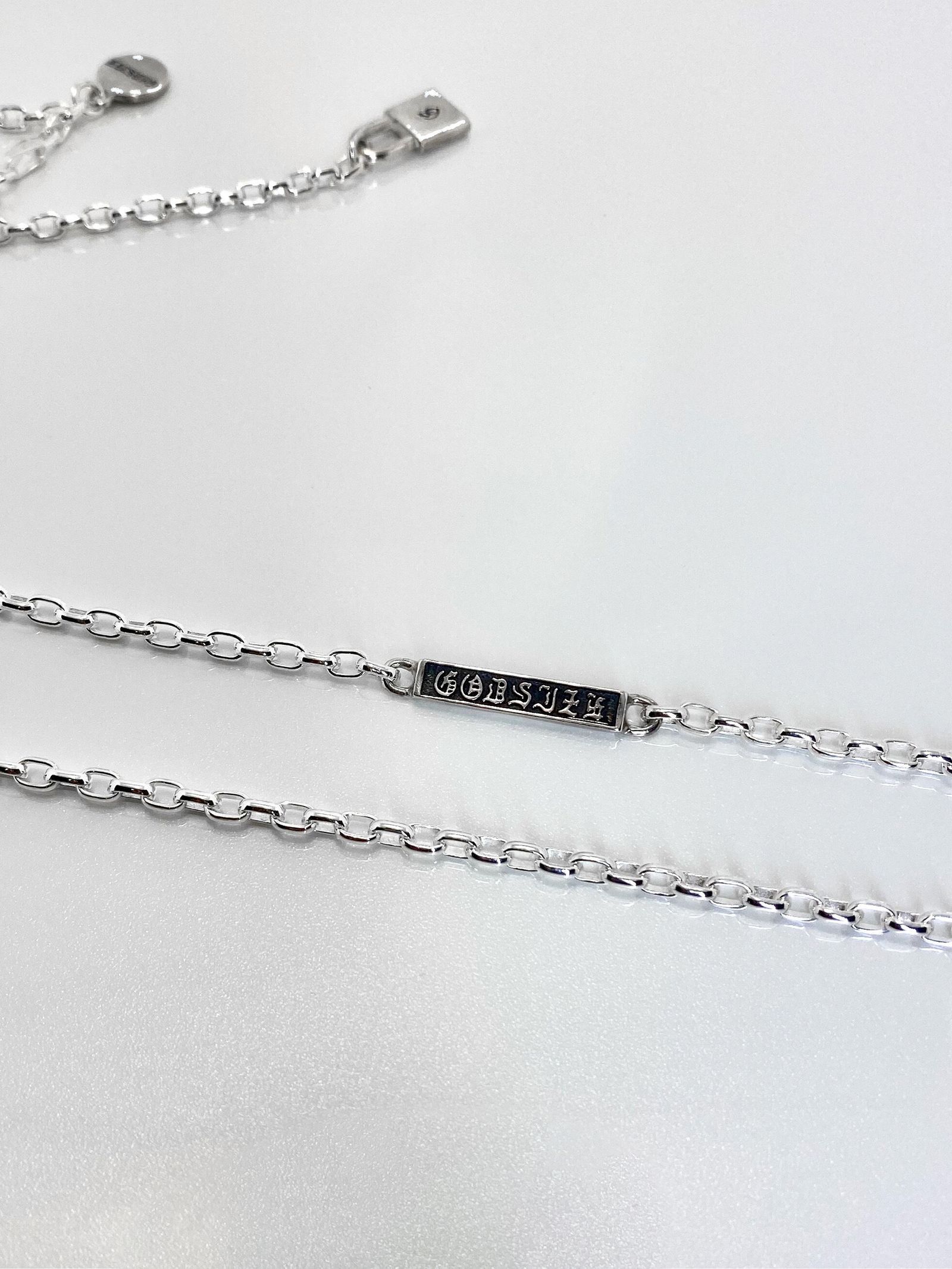 《受注生産》CHAIN NECKLACE #3 with GODSIZE® I.D. TAG 75 / ゴッドサイズ® #3 I.D.タグネックレスチェーン75 / 注文から2～3週間後入荷予定