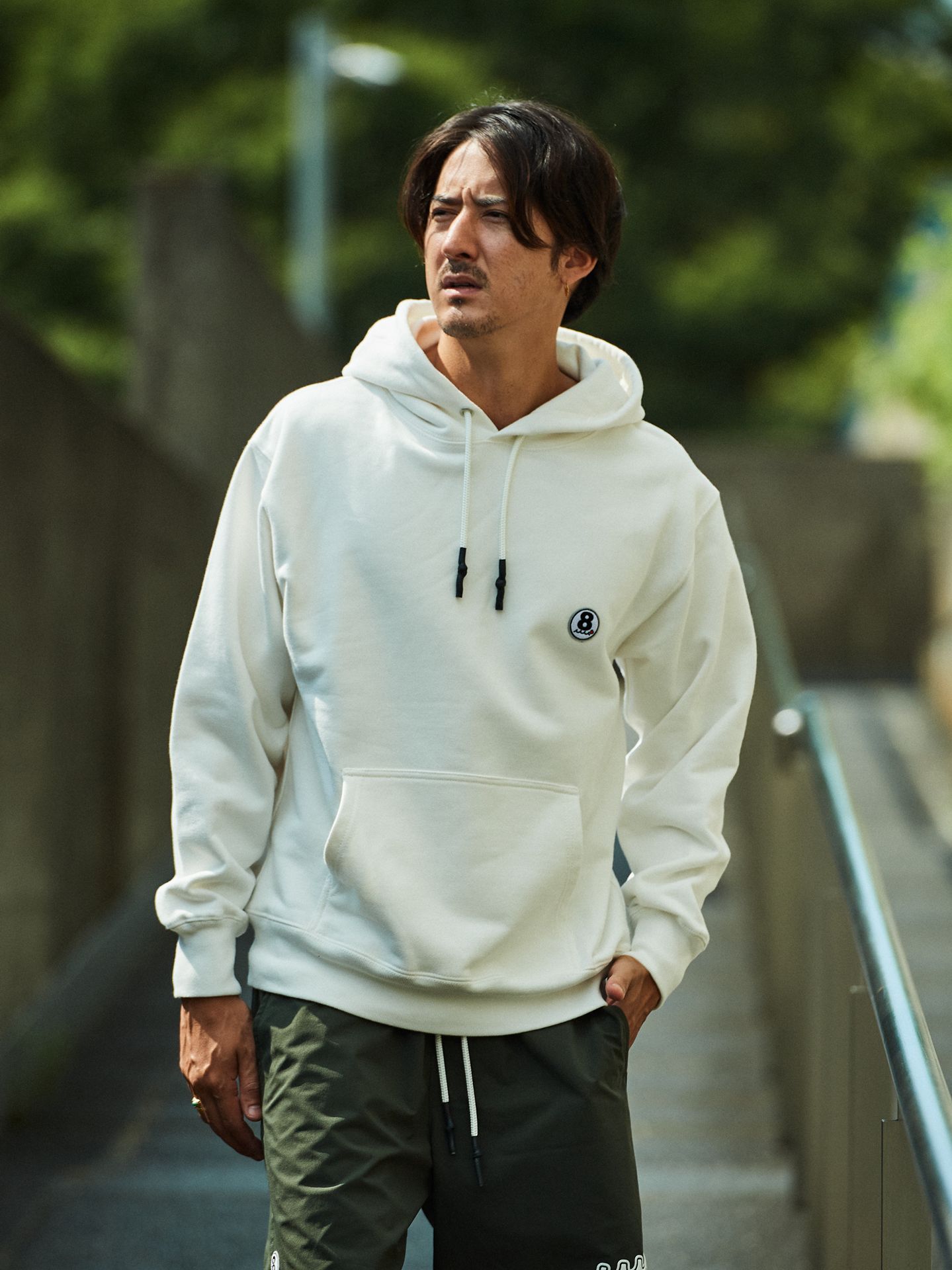 muta sweet muta hoodie / パーカー / ホワイト 【Acanthus×muta】