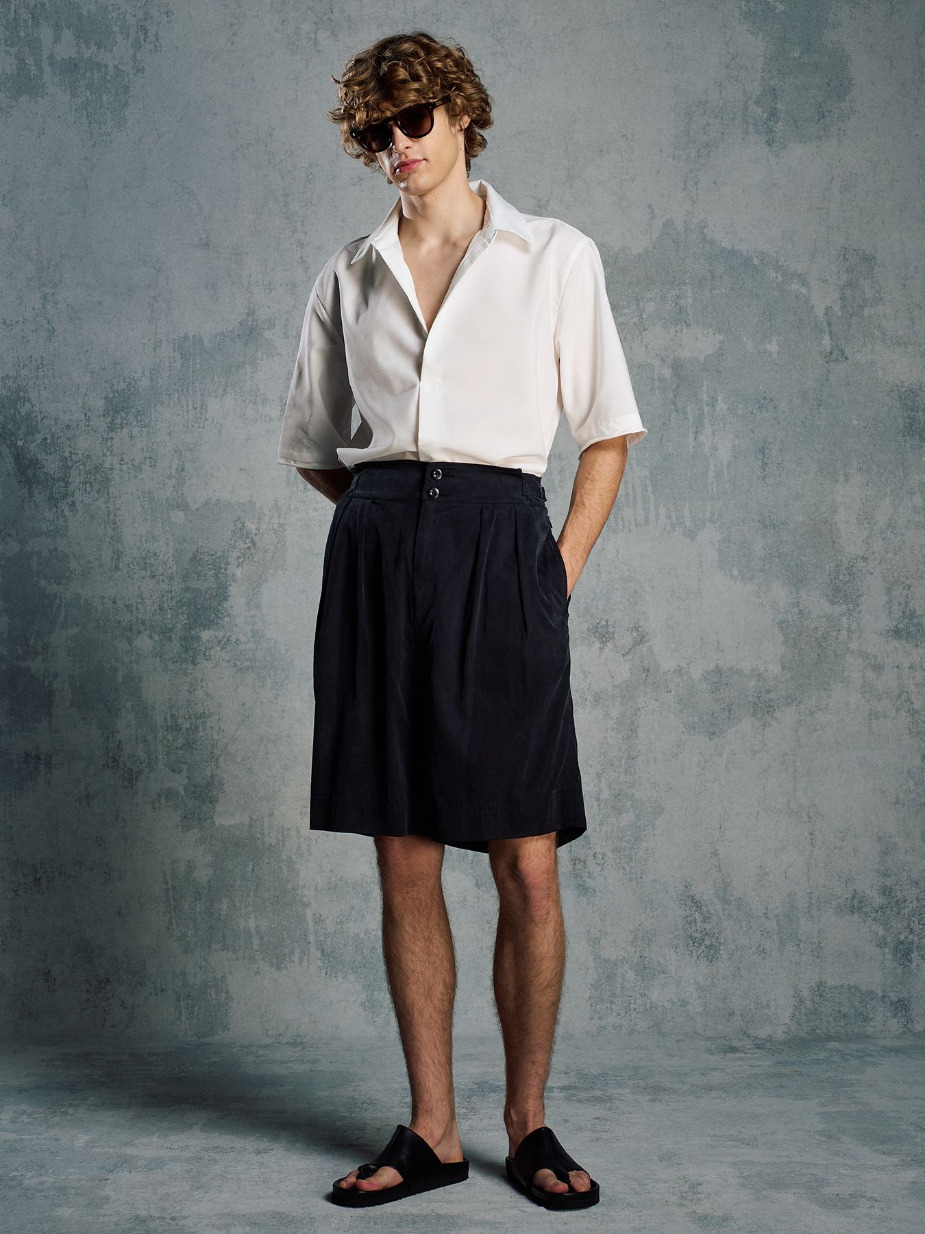 【予約品 1月25日(日) 締切】gurkha easy shorts / グルカ イージーショーツ / ブラック