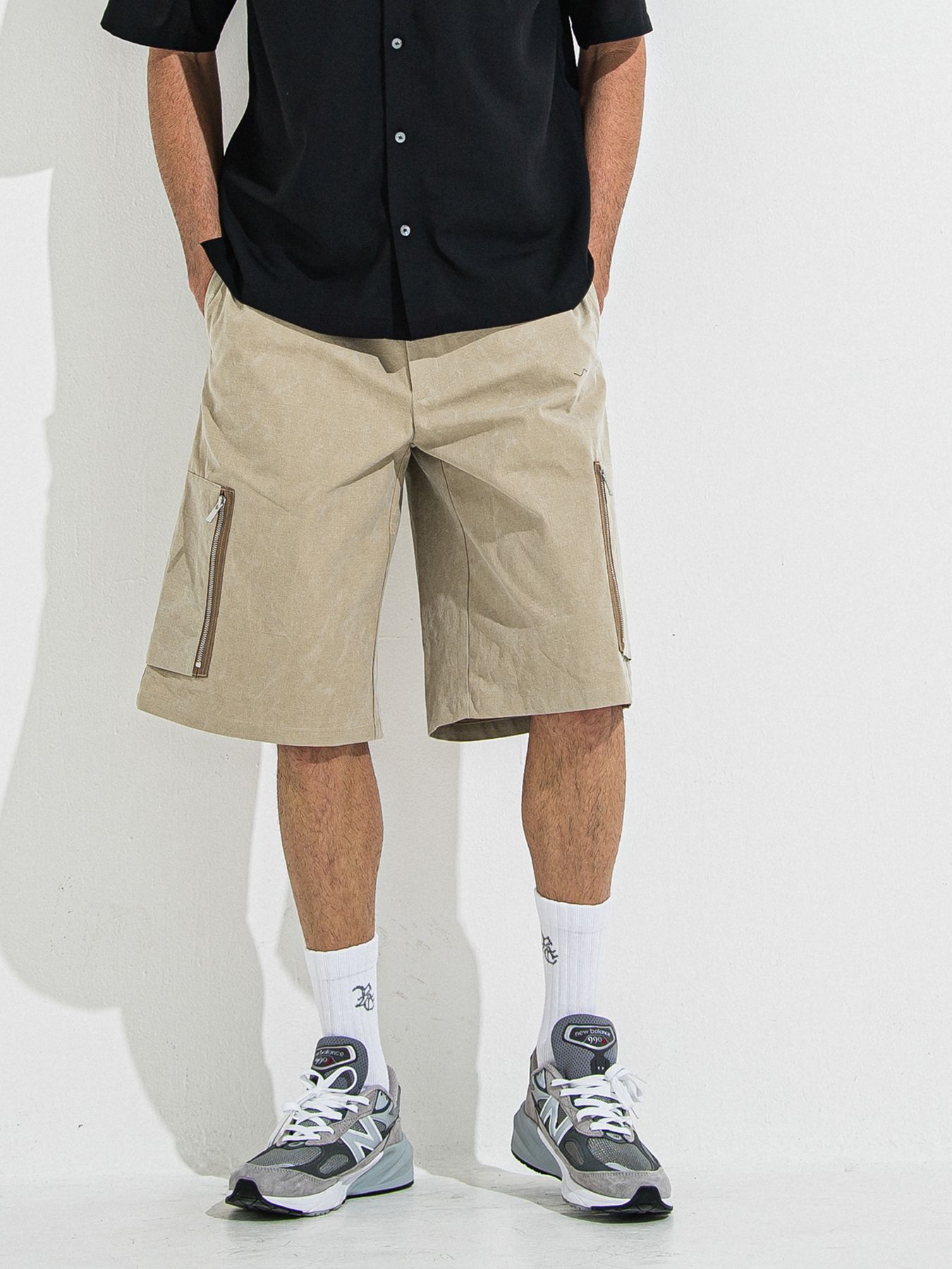 【予約品 】DAVID CARGO HALF PANTS / デヴィッドカーゴハーフパンツ / ヴィンテージベージュ
