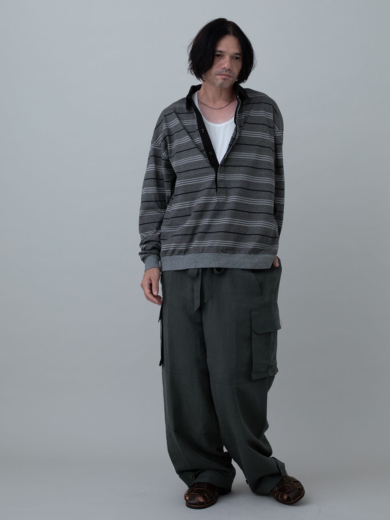 【予約品 10月26日(日) 締切】GLOWSTRIPE RAGER / ボーダーラガーシャツ / moku.CH BORDER×BK tape