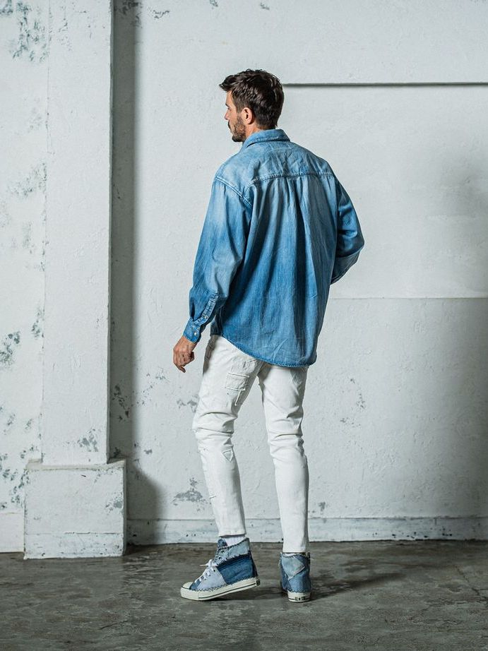 《予約11月17日19時締め》 denim jack shirts / デニムシャツ / インディゴused