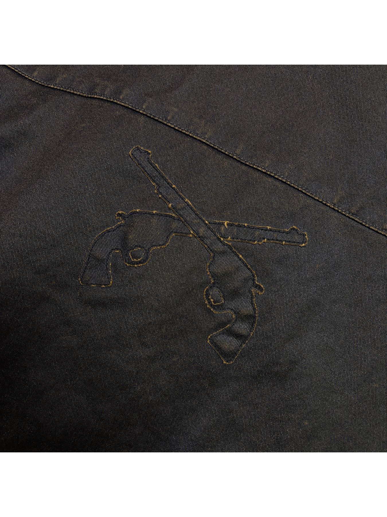 【予約品 3月9日(月) 18:00 締切】S.WASH COATING JKT / ストーンウォッシュ コーティング チノクロス ジップブルゾン / ブラック