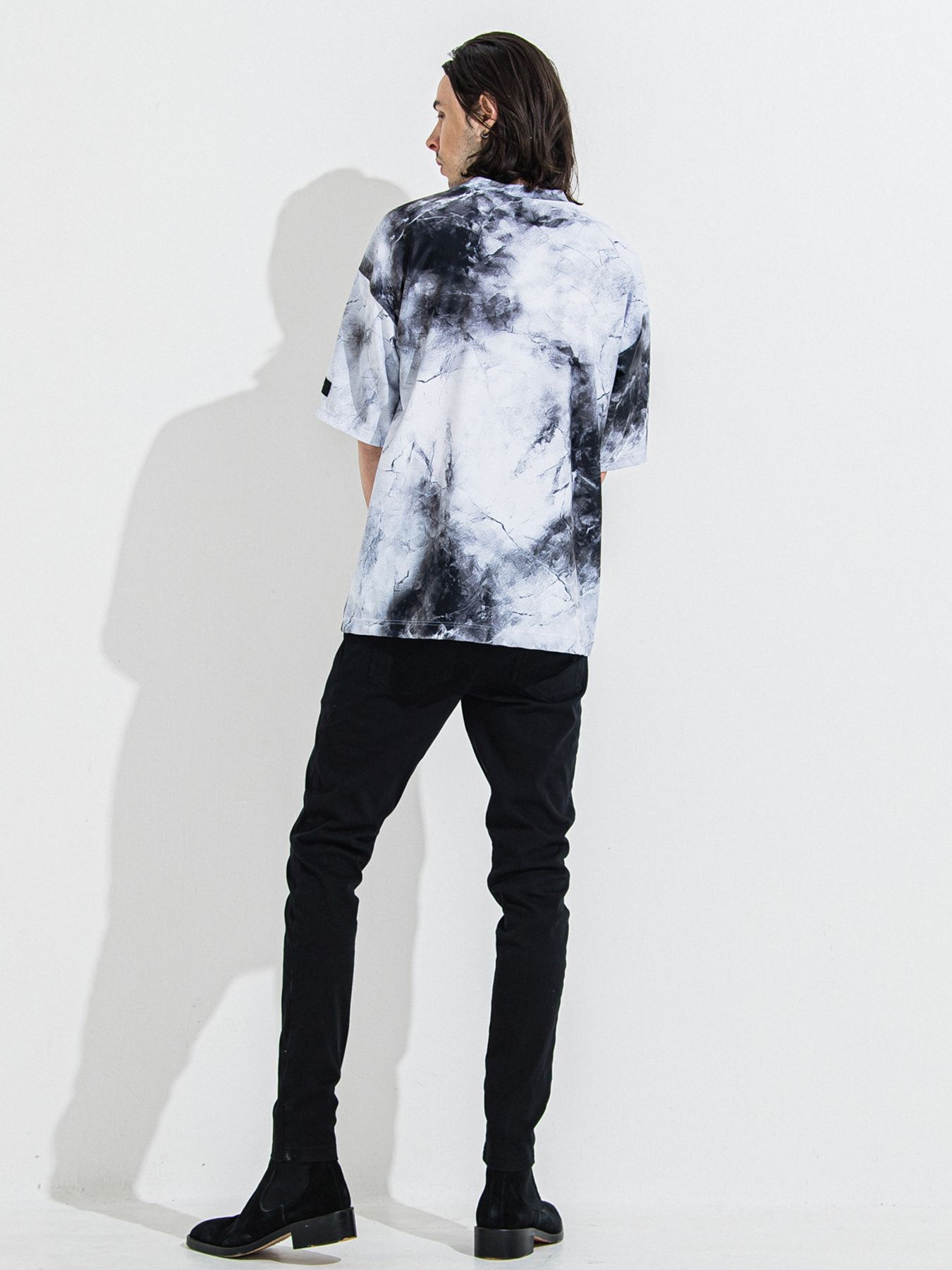 【予約品 】DENIM JERSEY CHRIS EASY TUCK PT / デニムジャージクリスイージータックパンツ / ブラック