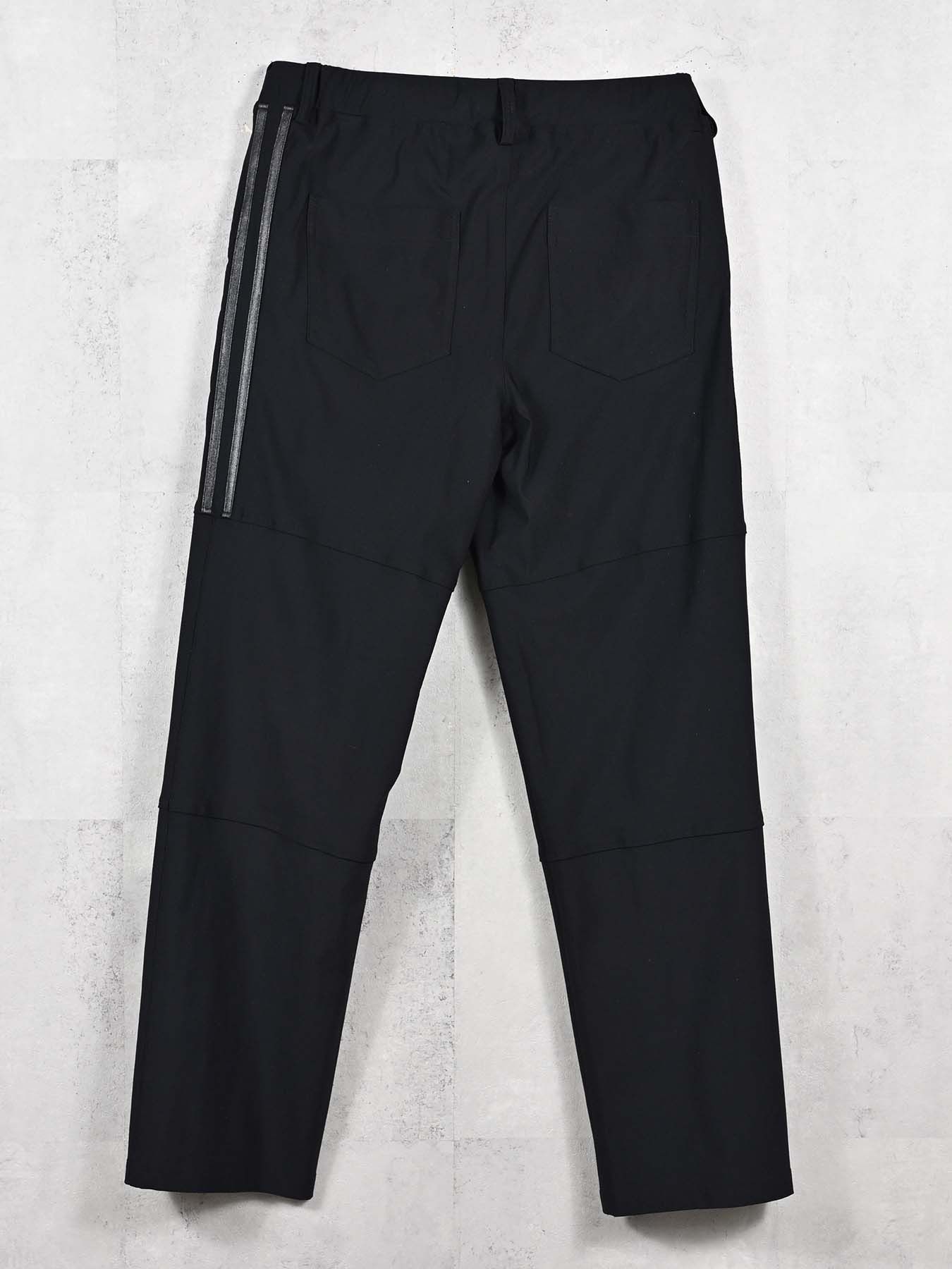 【予約品 11月16日(日) 締切】JONSON LINE WIDE PT / ジョンソン ライン ワイドパンツ / ブラック×ブラック