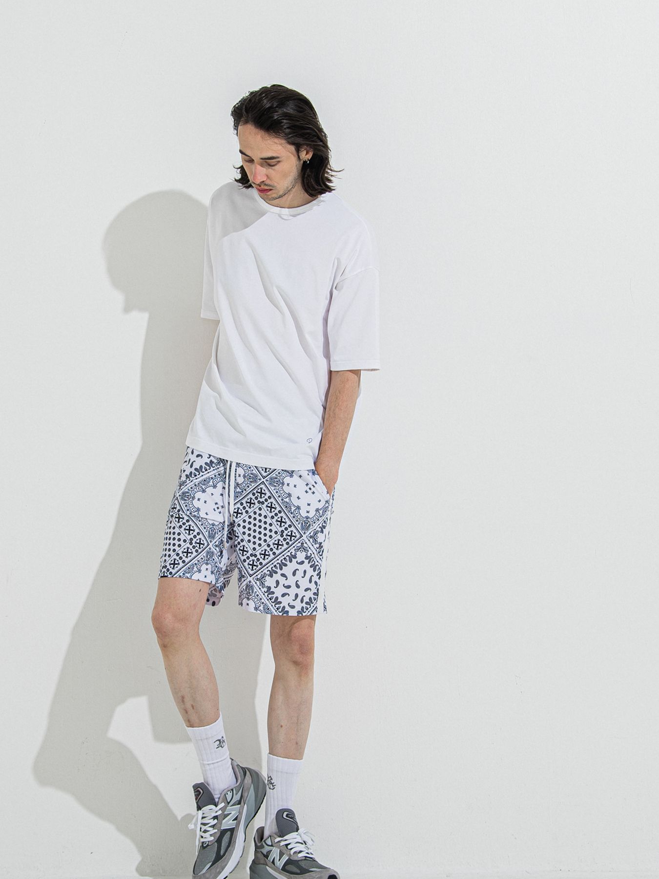 【予約品 】RASH SHORTS / ラッシュガード ショーツ / ホワイト