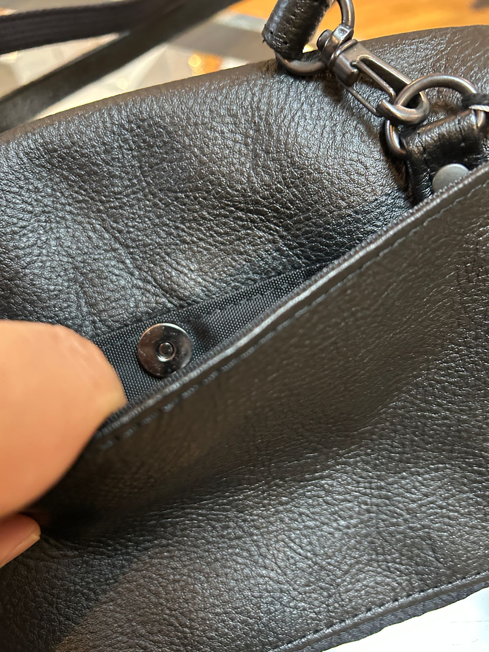 DECADEコラボ CLUTCH WALLETSHOULDER BAG / クラッチ ウォレットショルダーバッグ / ブラック