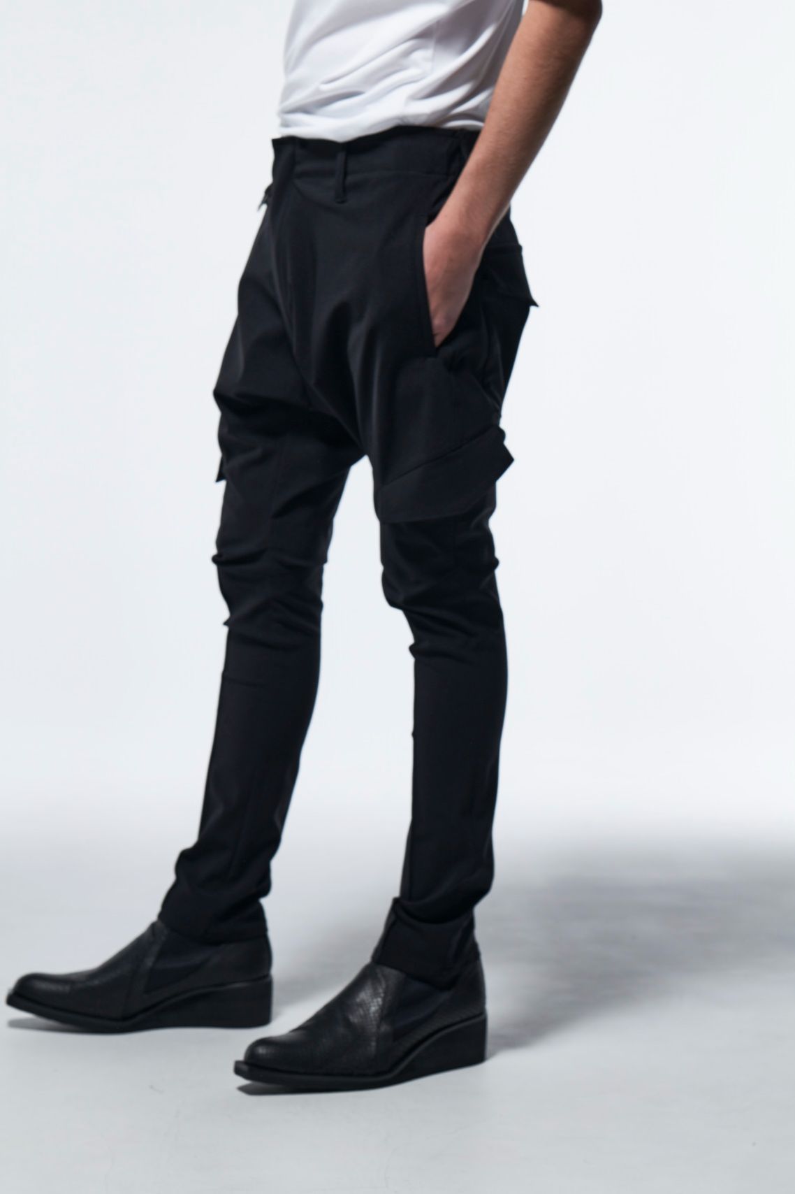 《予約品》 SarouelCargoBontagePants / ブラック 【kiryuyrik】 2023年2月以降入荷予定