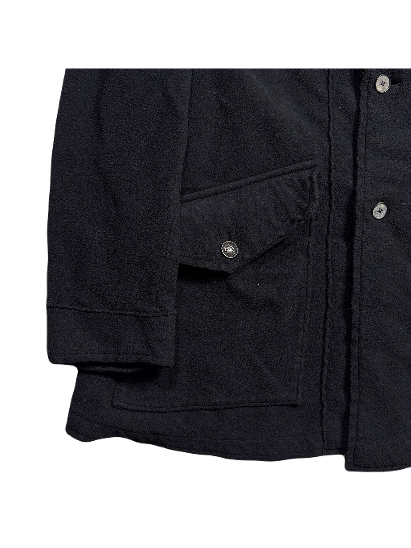 【予約品 3月9日(月) 18:00 締切】FLEECE STUDZ JKT / スタッズ フリース ショートコート / ブラック