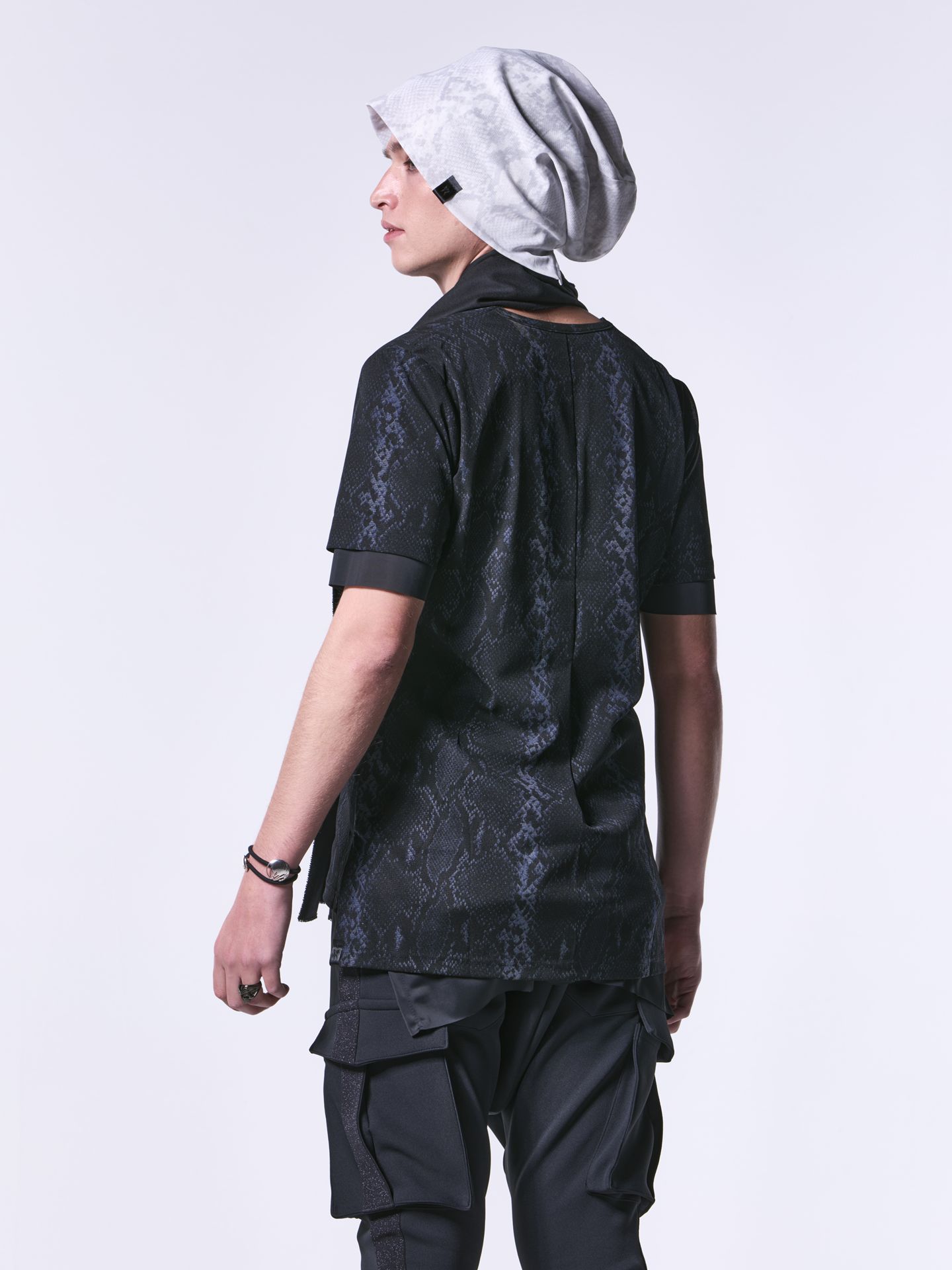 《予約品 》 Cap / ニットキャップ / ホワイトパイソンメッシュ