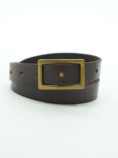 【予約品 】LEATHERLONG / レザーLONGベルト / ダークブラウン