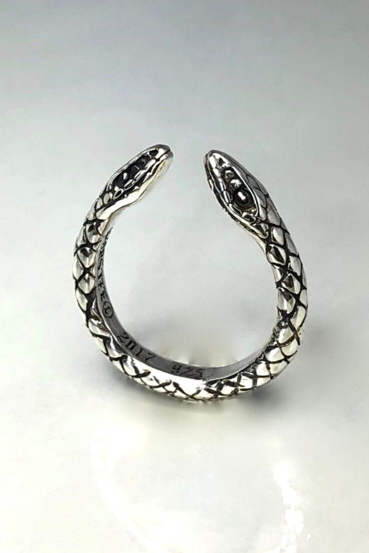 《受注生産》 TWO HEADED SNAKE RING / リング 【注文から2-3週間後入荷予定】