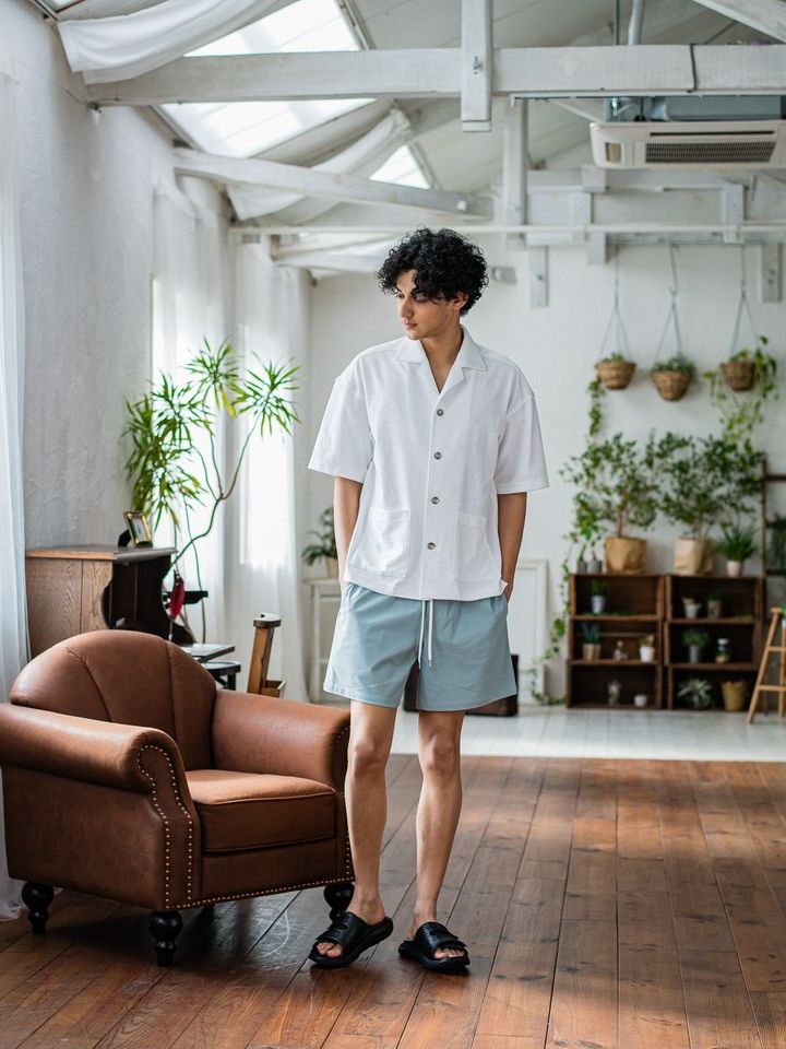 《予約品3月3日18：00締め》 TV NYLON SHORTS / ショーツ / アクア