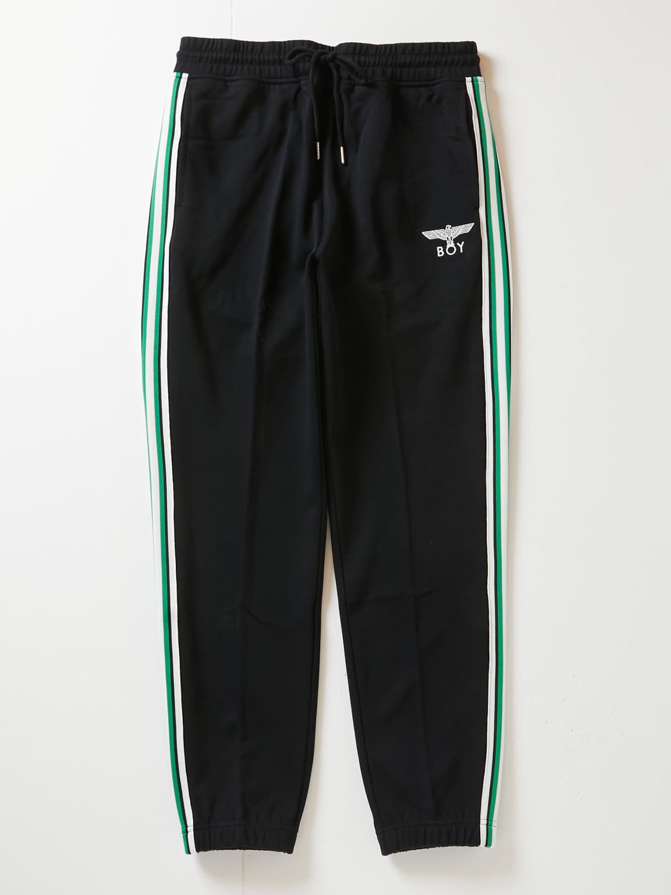 BOY RIB TRACK PANTS BLACK  / トラックパンツ / ブラック