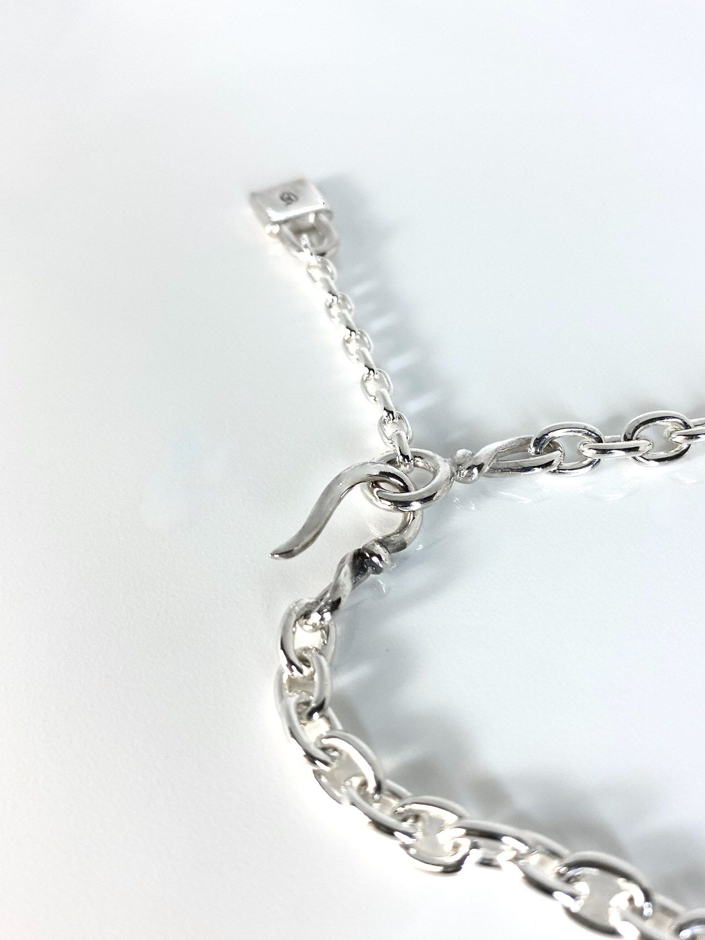 《受注生産》 SPIKE:HEART CHAIN BRACELET / スパイクハートチェーンブレスレット / 注文から2～3週間後入荷予定