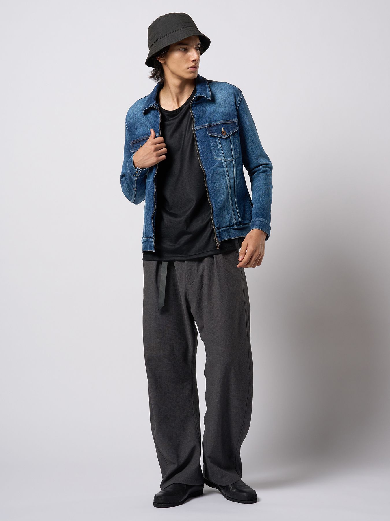 【予約品 9月23日(火) 締切】denim zip blouson / デニムジップブルゾン / ユーズド