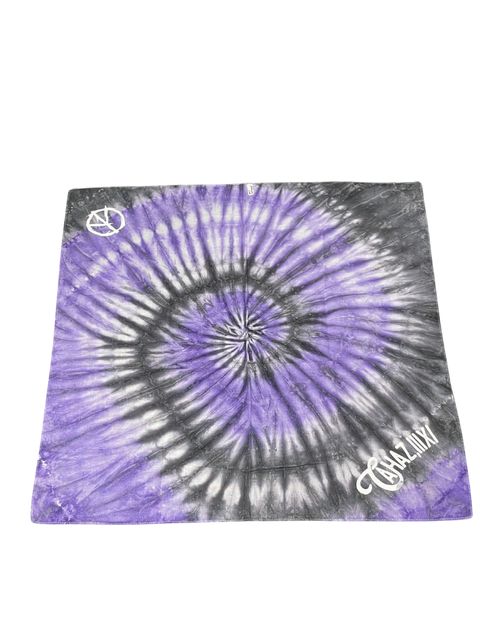 BANDANA / 能登半島チャリティーアイテム / パープル・ブラック 【CAHAZ,IIIXI（かわず）】