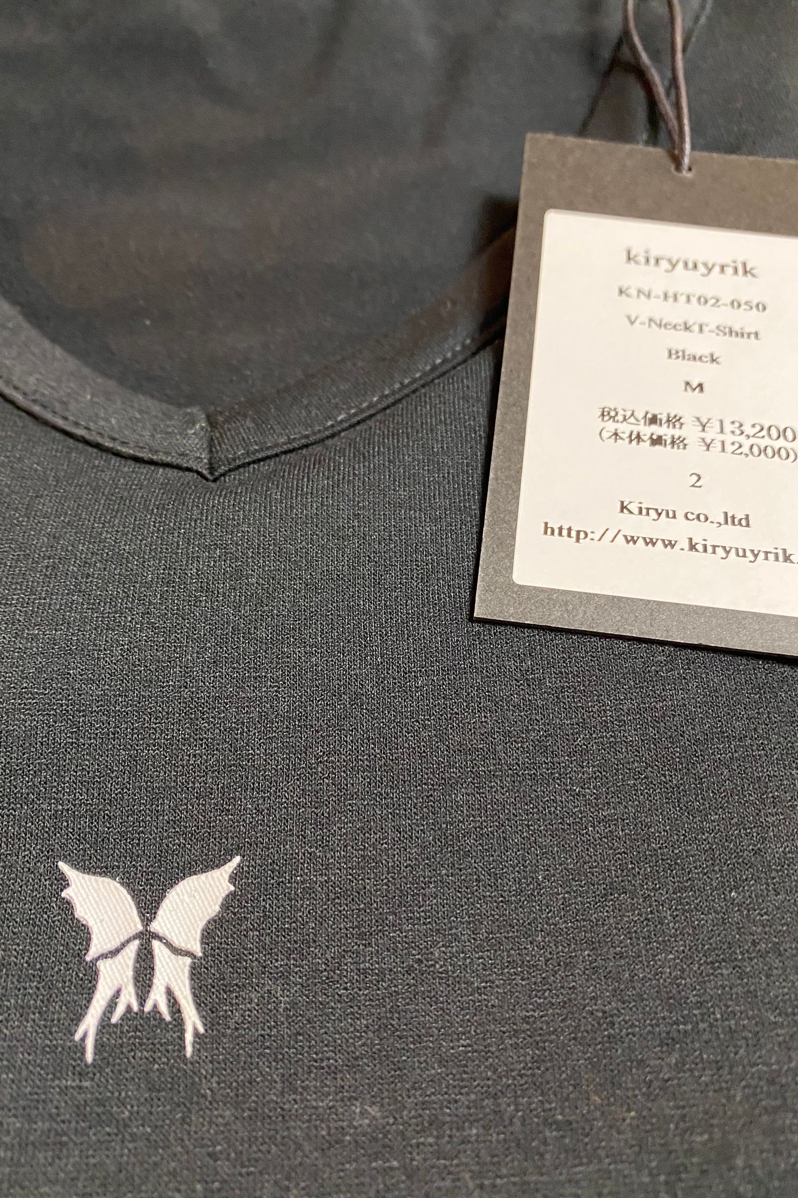V-Neck T-Shirts Tシャツ BEA TENJIKU / Black 【kiryuyrik】