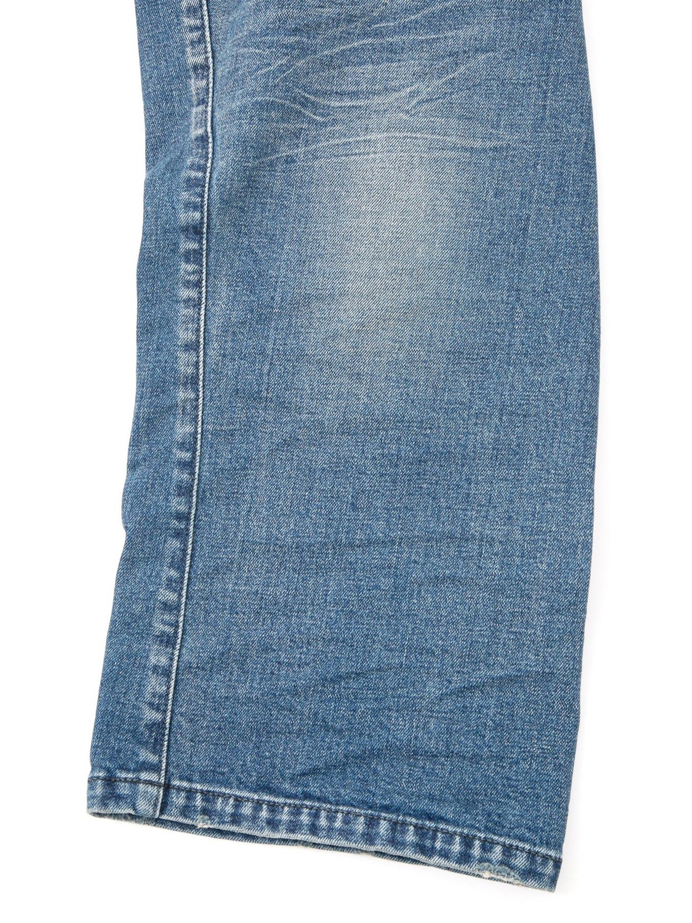 12.5ozオーガニックコットン ストレッチデニム 3D ワイドストレート ジーンズ / Wide Straight Jeans / RAD CLUB（ラッドクラブ） / インディゴ