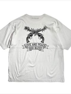 OLIVE TREE CROSSGUN T-SHIRT / WHITE / roarguns
