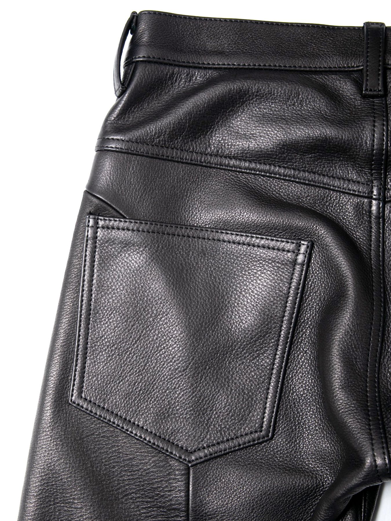 Japanese Washable Cow hide Five Pocket Pants / ジャパン ウォッシャブル カウハイド 5ポケットパンツ / LAD GEAR