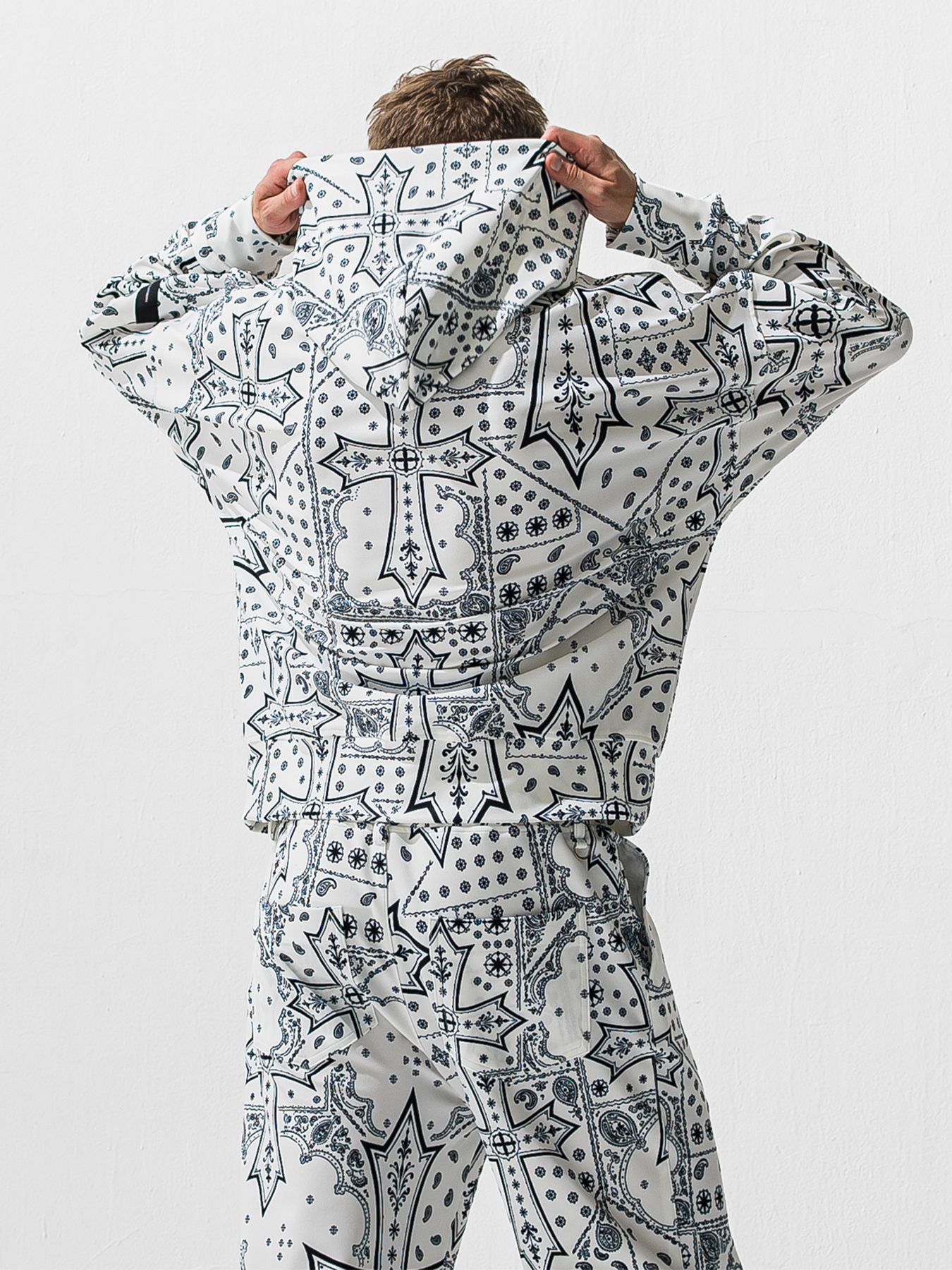 【予約品 9月6日(日) 締切】OVER HOODIE / トリコット オーバーパーカー / クロスホワイト