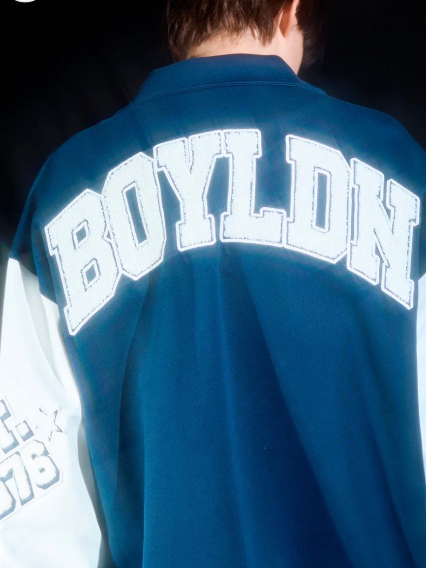1976 BOY KNIT STADIUM JUMPER / スタジャン / ネイビー