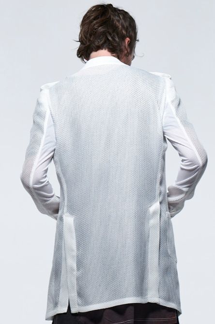 《予約品》 UnconPeackedJacket / ホワイト 【kiryuyrik】 2023年5月以降入荷予定