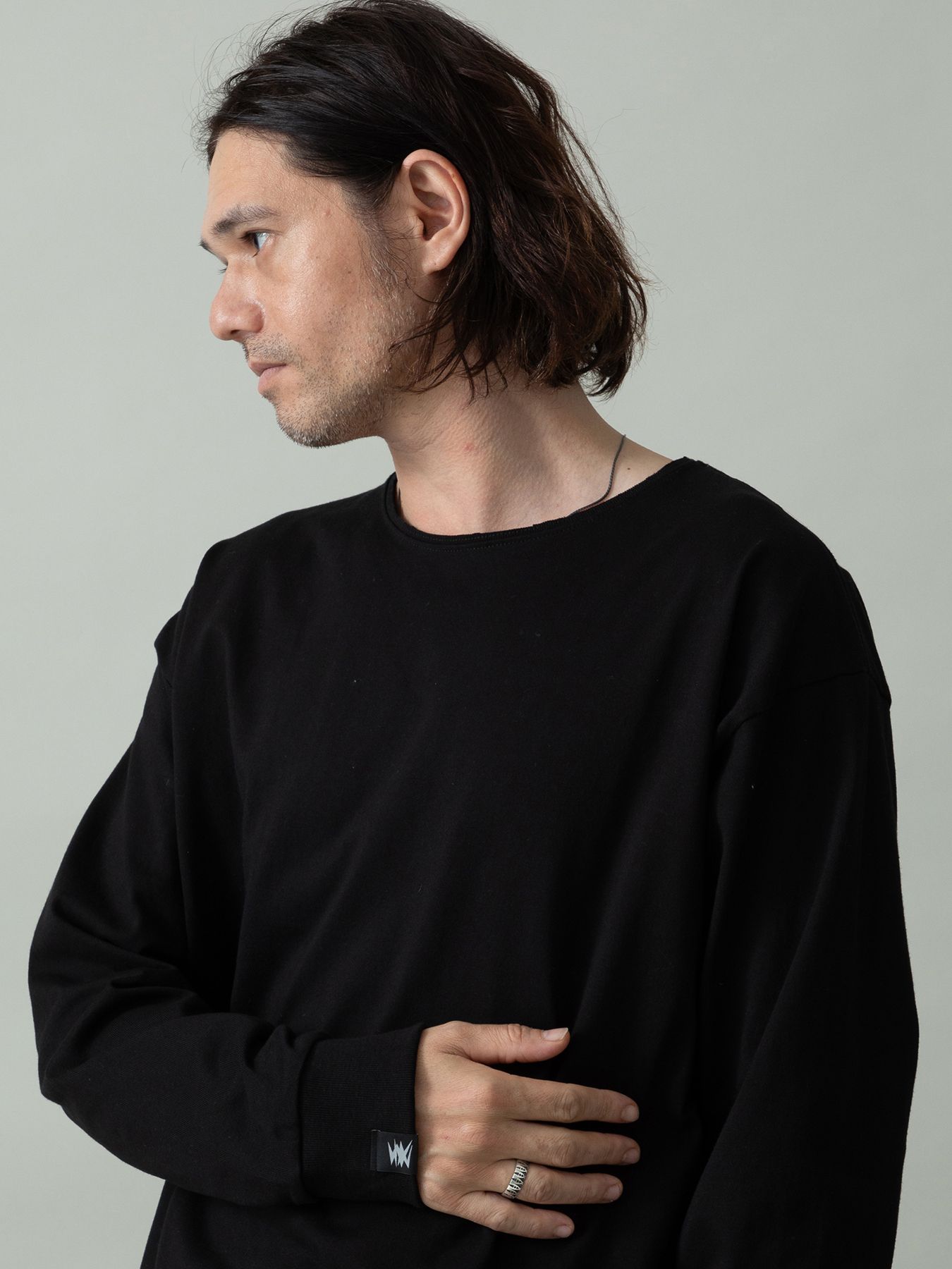 【予約品 2月1日(日) 締切】HEAVYOUNCE TEE / ヘビーオンス カットソー  / ブラック