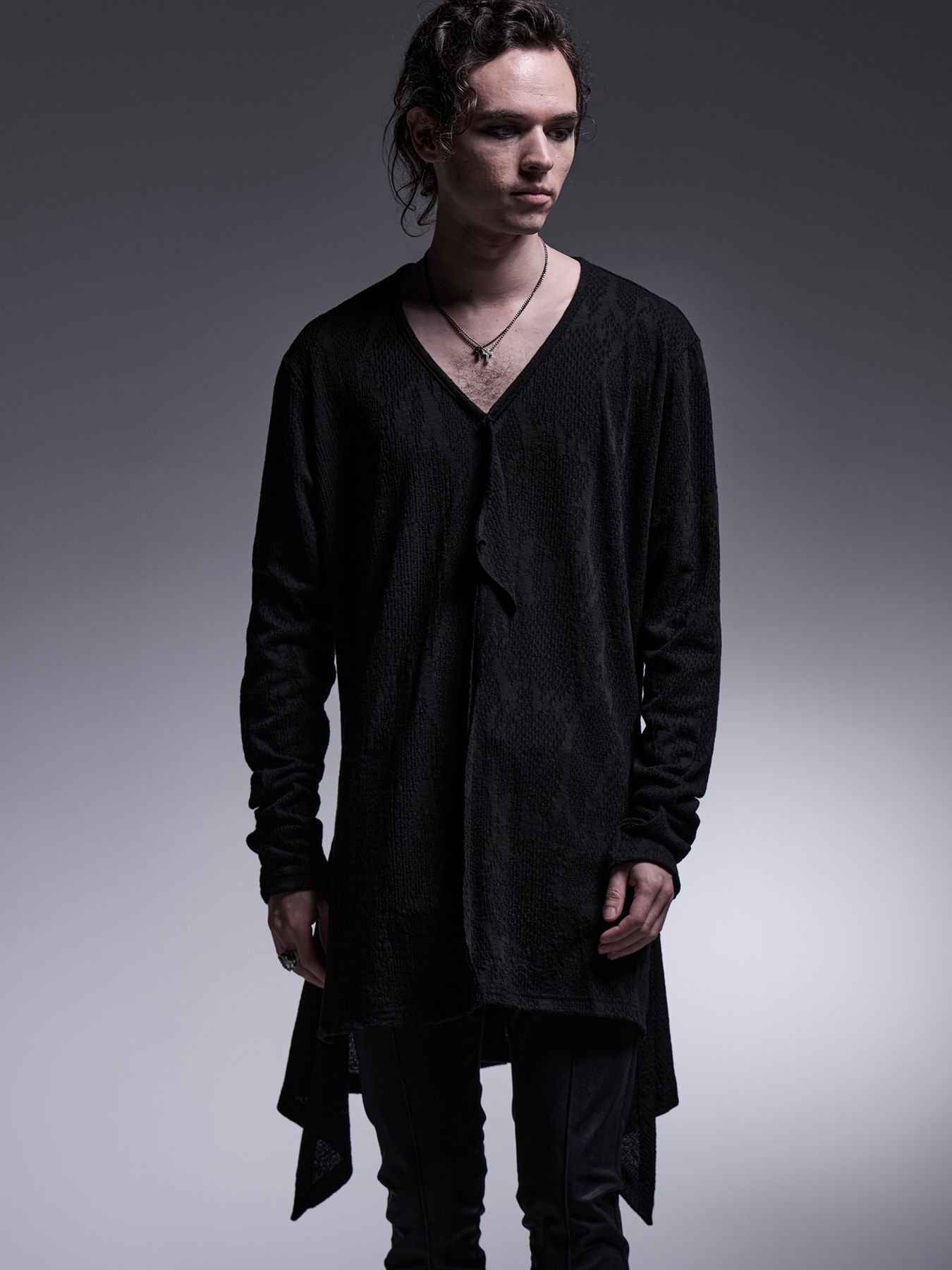 【予約品 7月13日(日) 締切】Flare Frill T-Shirt / フレアフリルTシャツ / ブラック