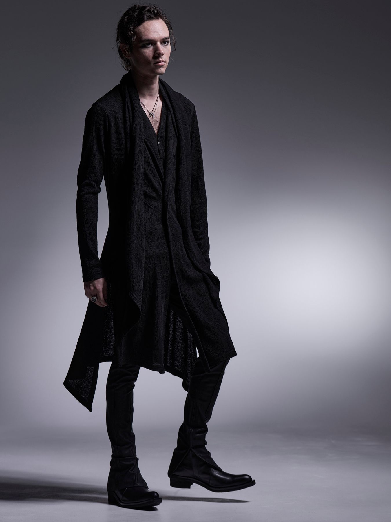 【予約品 7月13日(日) 締切】Coating Skinny Slacks / コーティング スキニースラックス / ブラック
