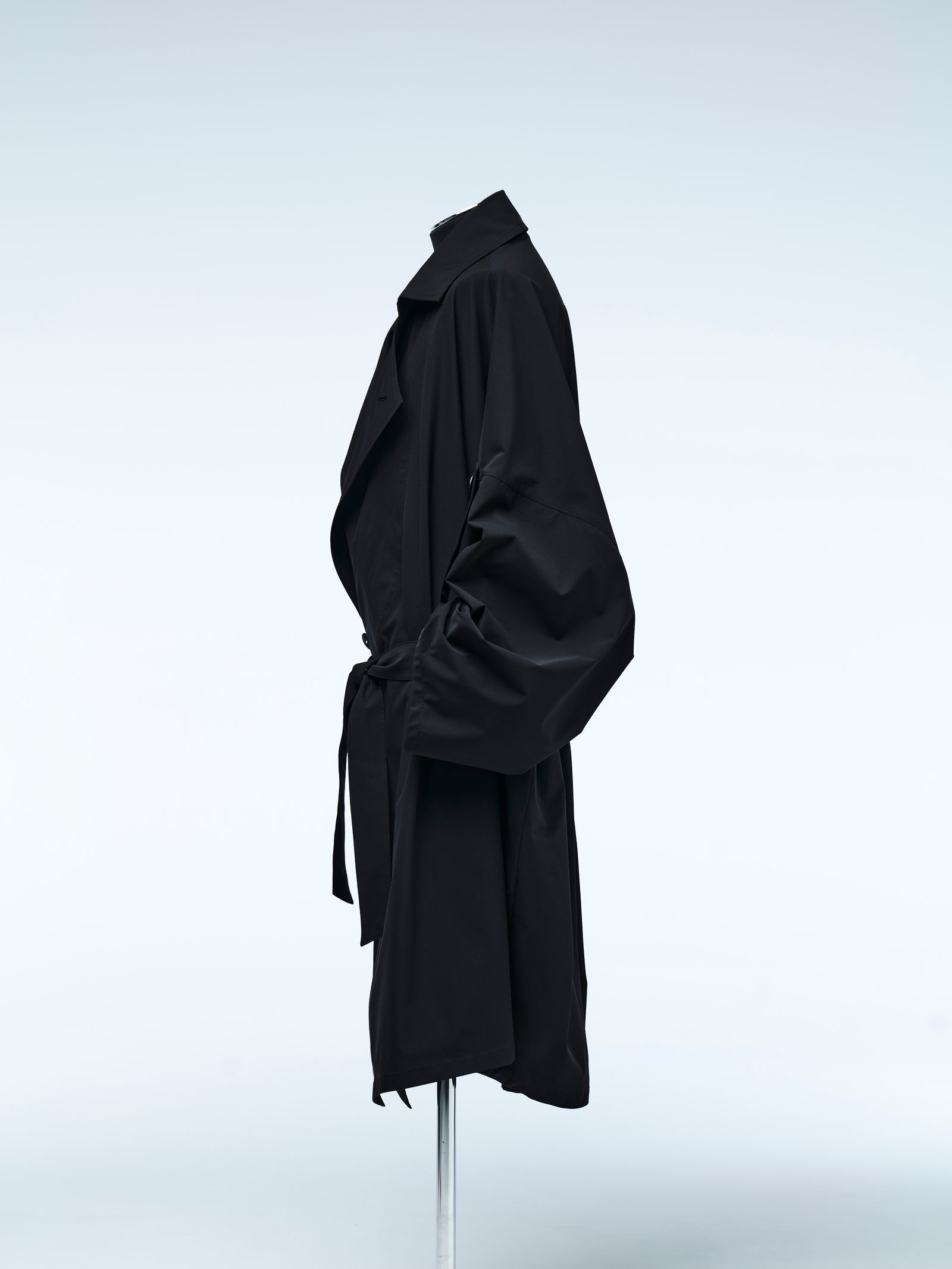 《予約品4月23日18時締め》 HAORI-TrenchCollar / カーディガン  / ブラック 【THE ONENESS】 7月中入荷予定