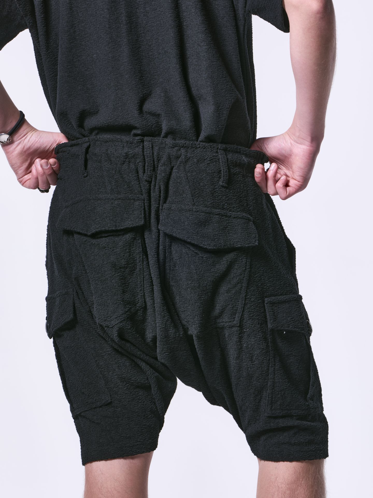 《予約品》 SaruelShorts / サルエルショートパンツ / ブラック